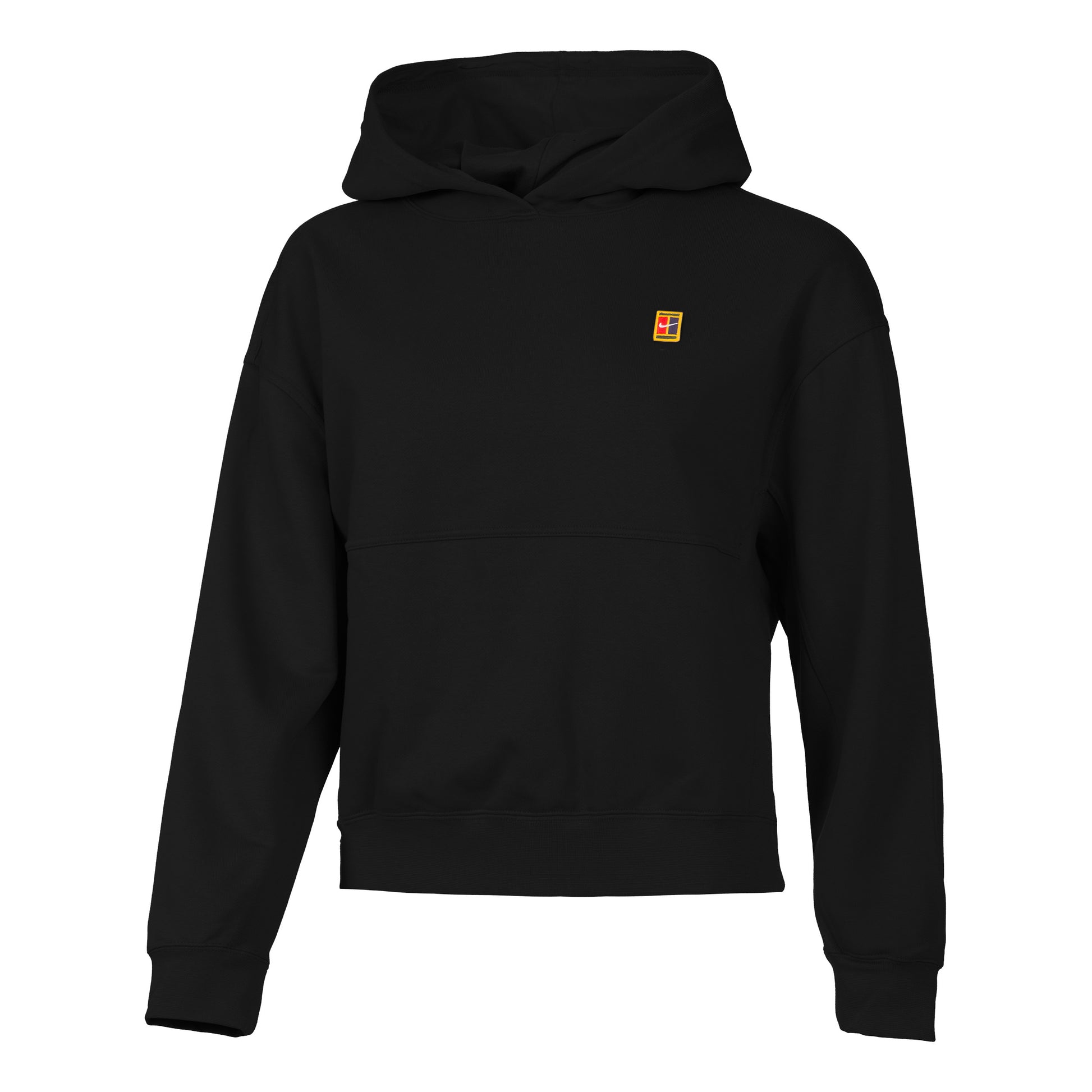 Nike Dri-Fit Court Heritage Fleece Hoody Damen - schwarz,