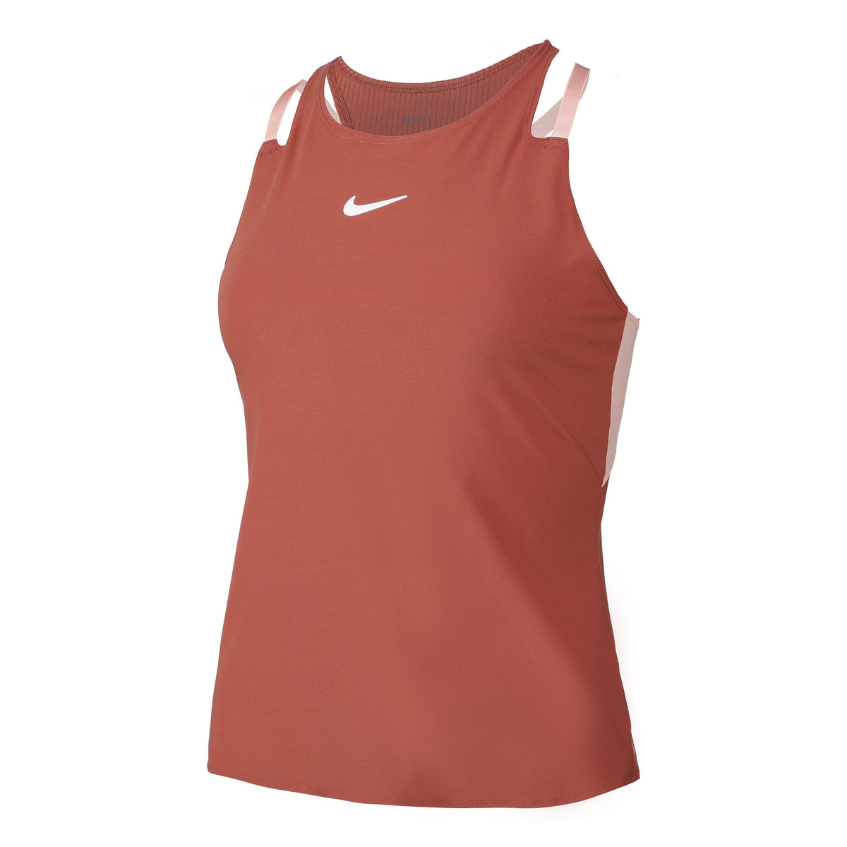 Nike Court Dri-Fit Tank-Top Damen - dunkelrot, koralle