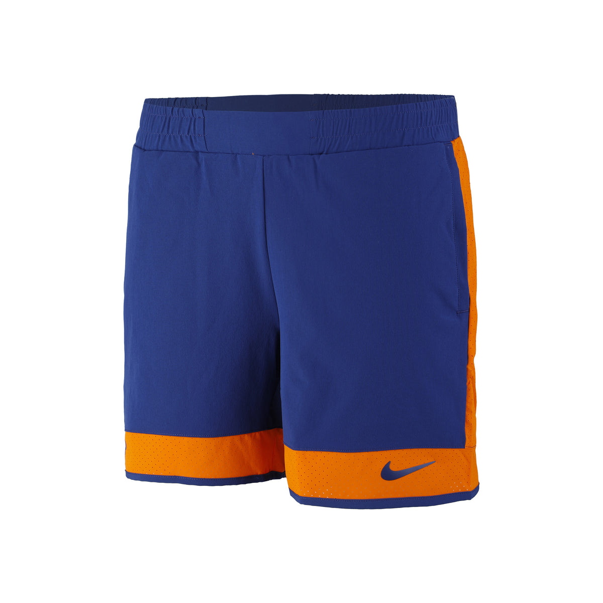 Nike Dri-Fit 7in Shorts Herren - dunkelblau, orange