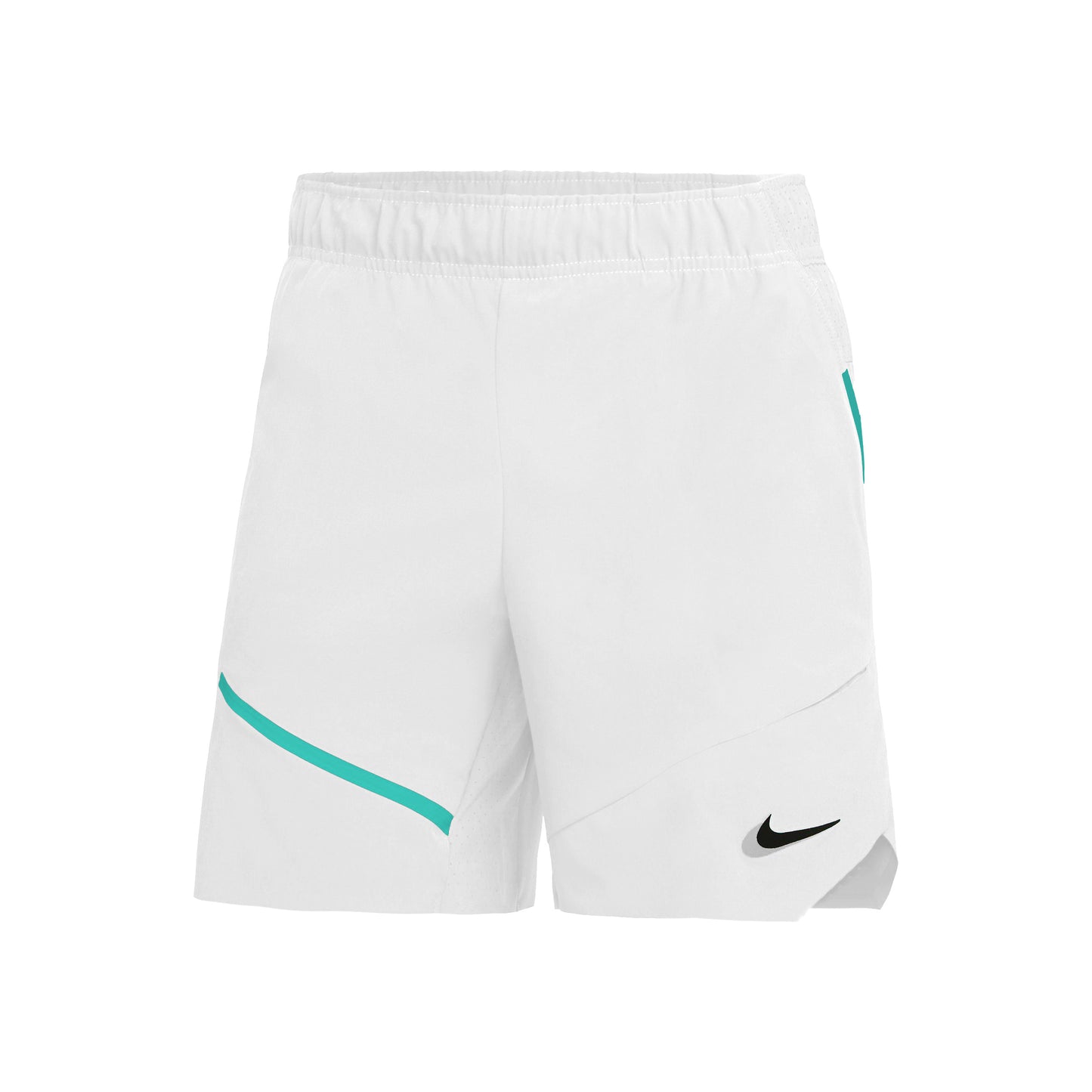 Nike Court Slam Shorts Hommes - blanc, turquoise