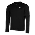 Court Dri-Fit Half-Zip Longsleeve Herren - schwarz,