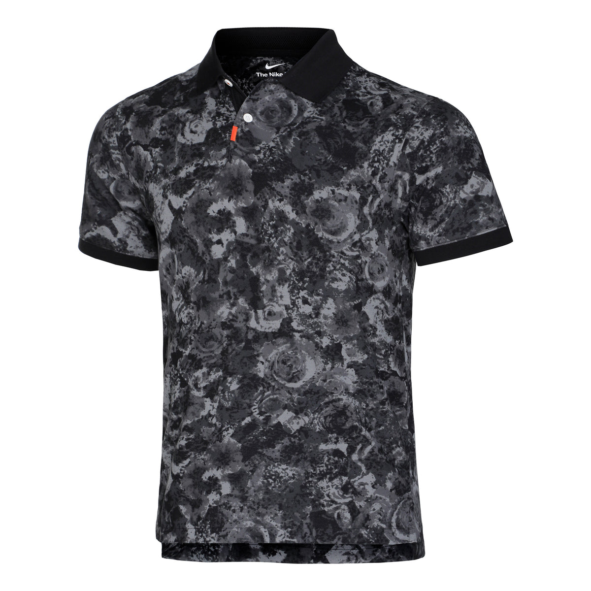 Nike Dri-Fit Printed Slim LN Polo Hommes - noir, gris