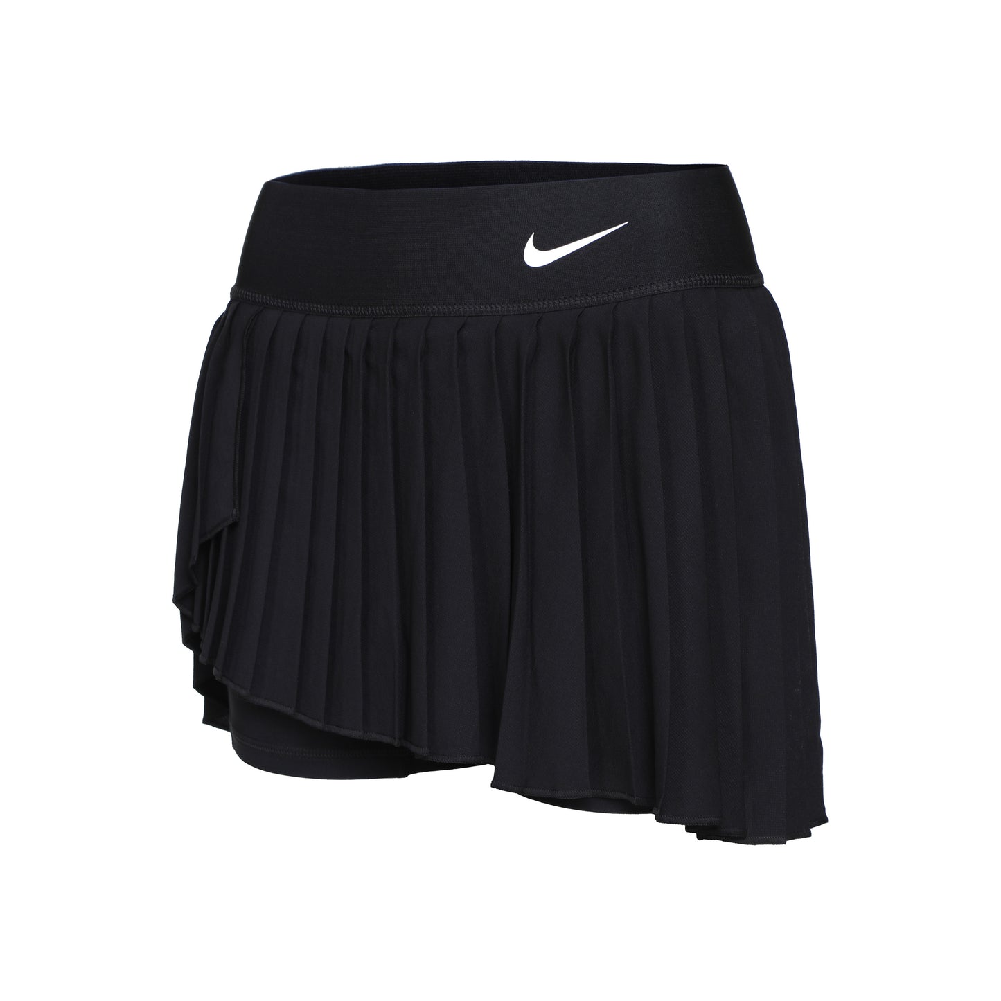 Nike Dri-Fit Court Pleated Gonna Donna - nero, bianco