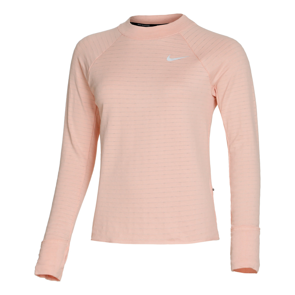Nike Therma-Fit Element Crew Top de course Femmes - beige, gris