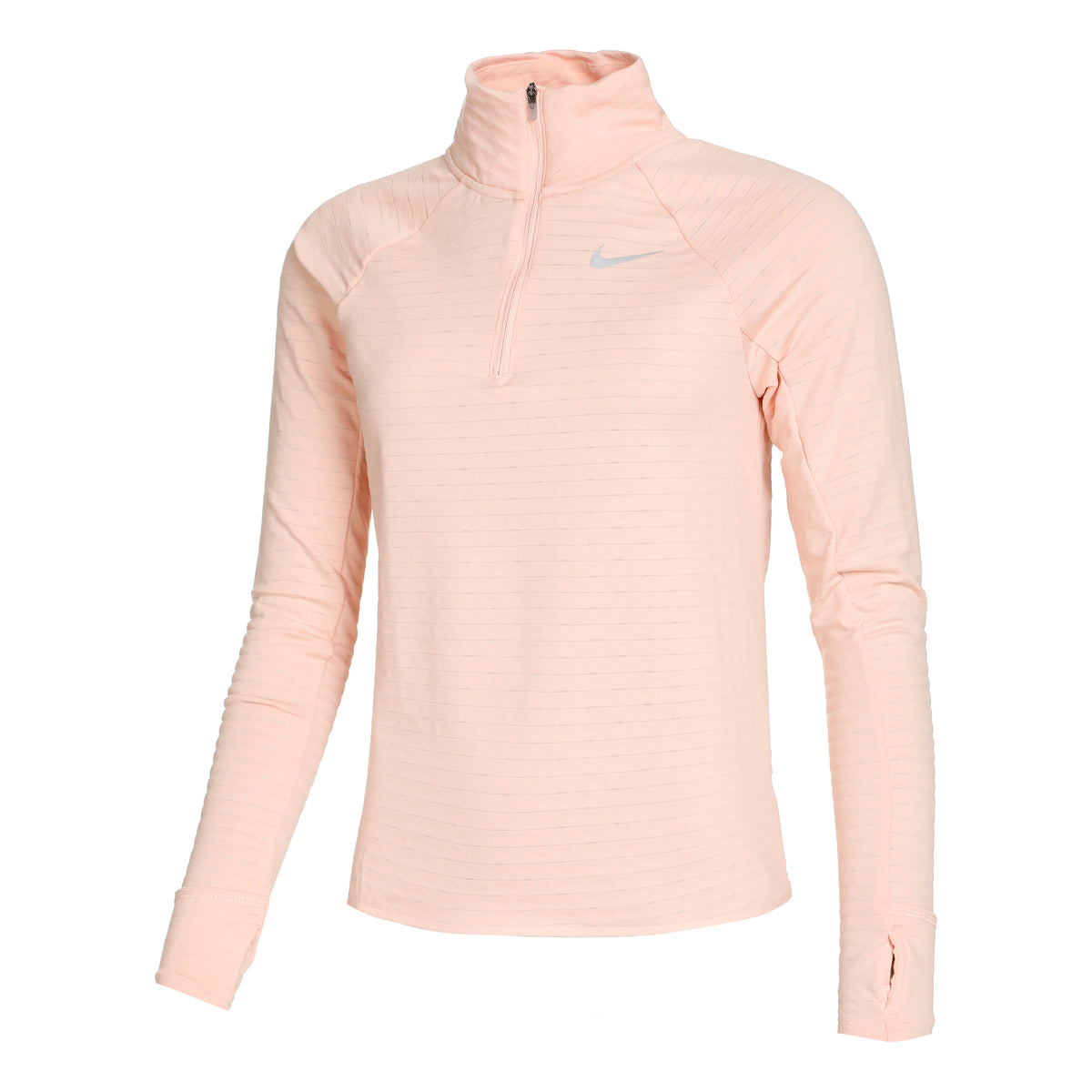 Nike Therma-Fit Element Half-Zip Top de course Femmes - corail, gris