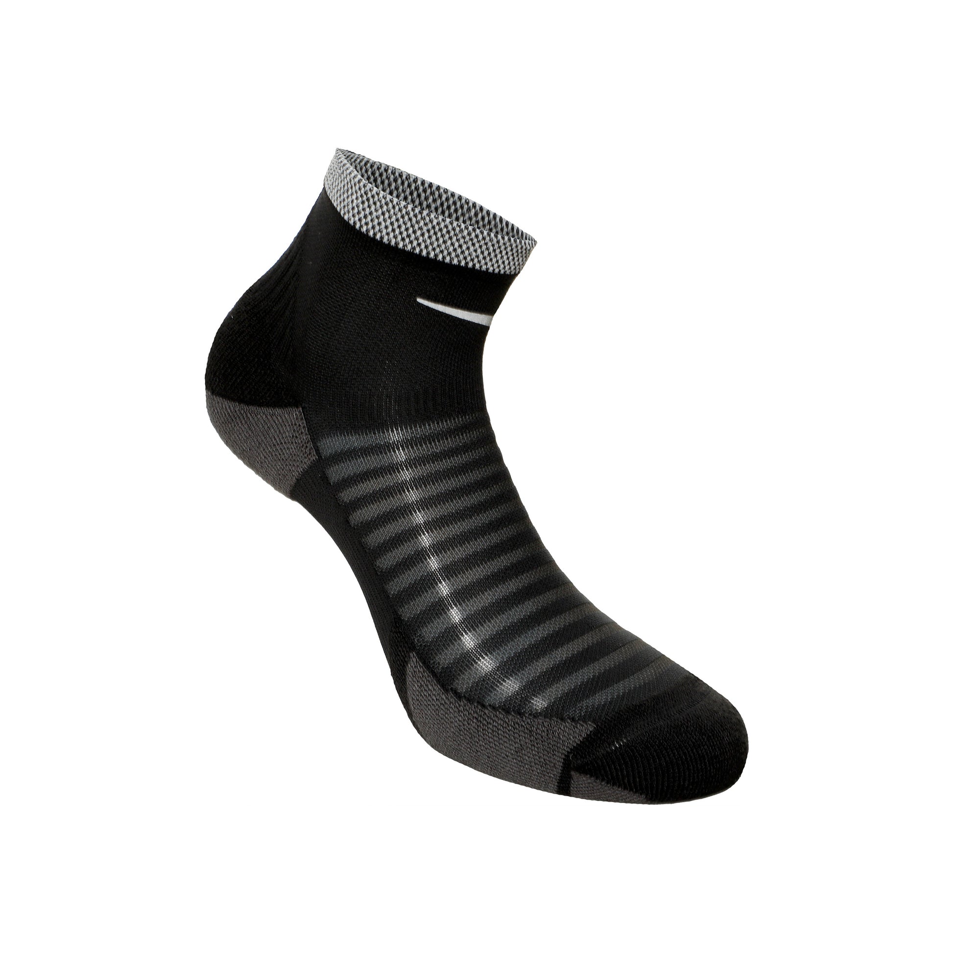 Nike Spark Cushioned Ankle Running Laufsocken-Schwarz,Grau