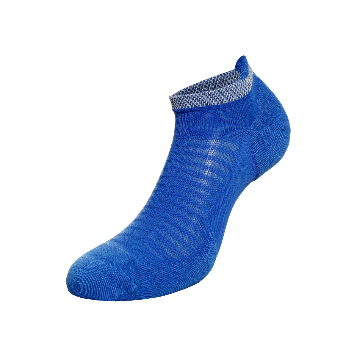 Nike Spark Cushioned No-Show Running Calze da corsa Unisex - blu, grigio