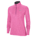 Element Half-Zip Running Manica lunga Donna - rosa, grigio