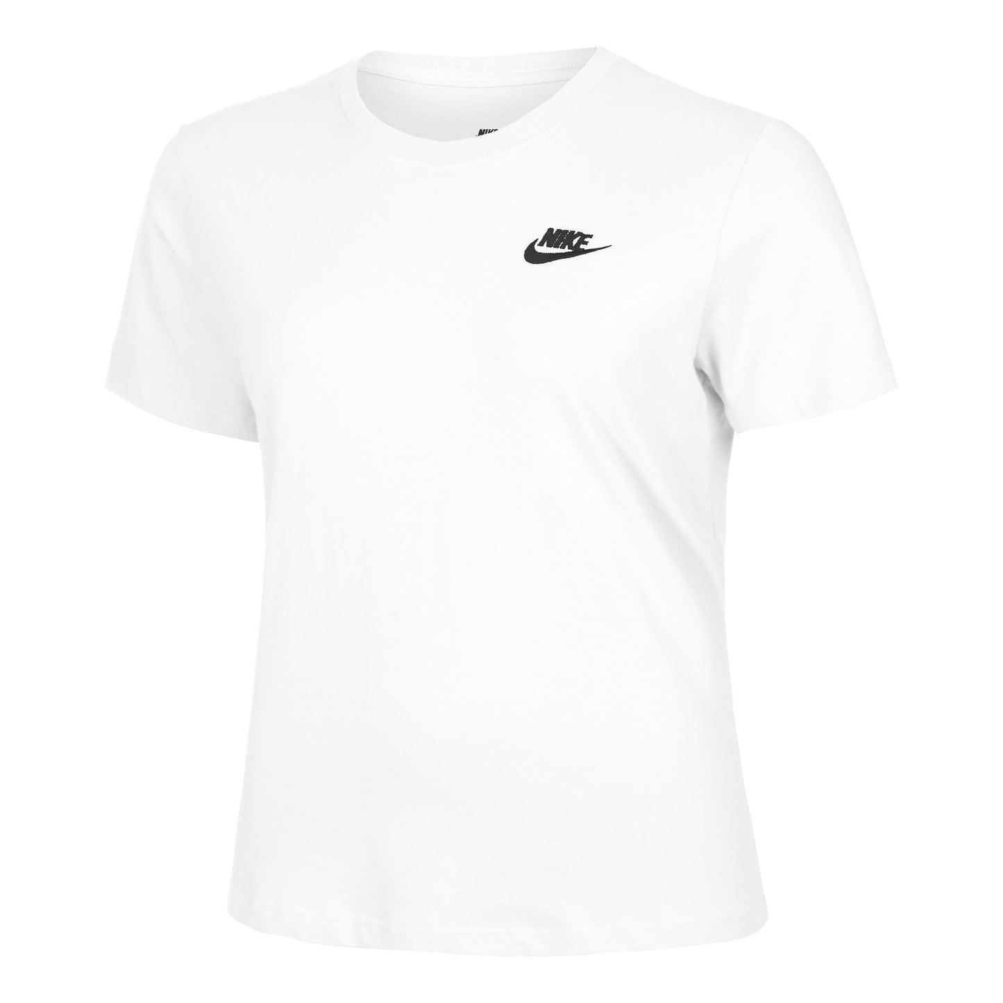 Nike New Sportswear Club Maglietta Donna-Bianco