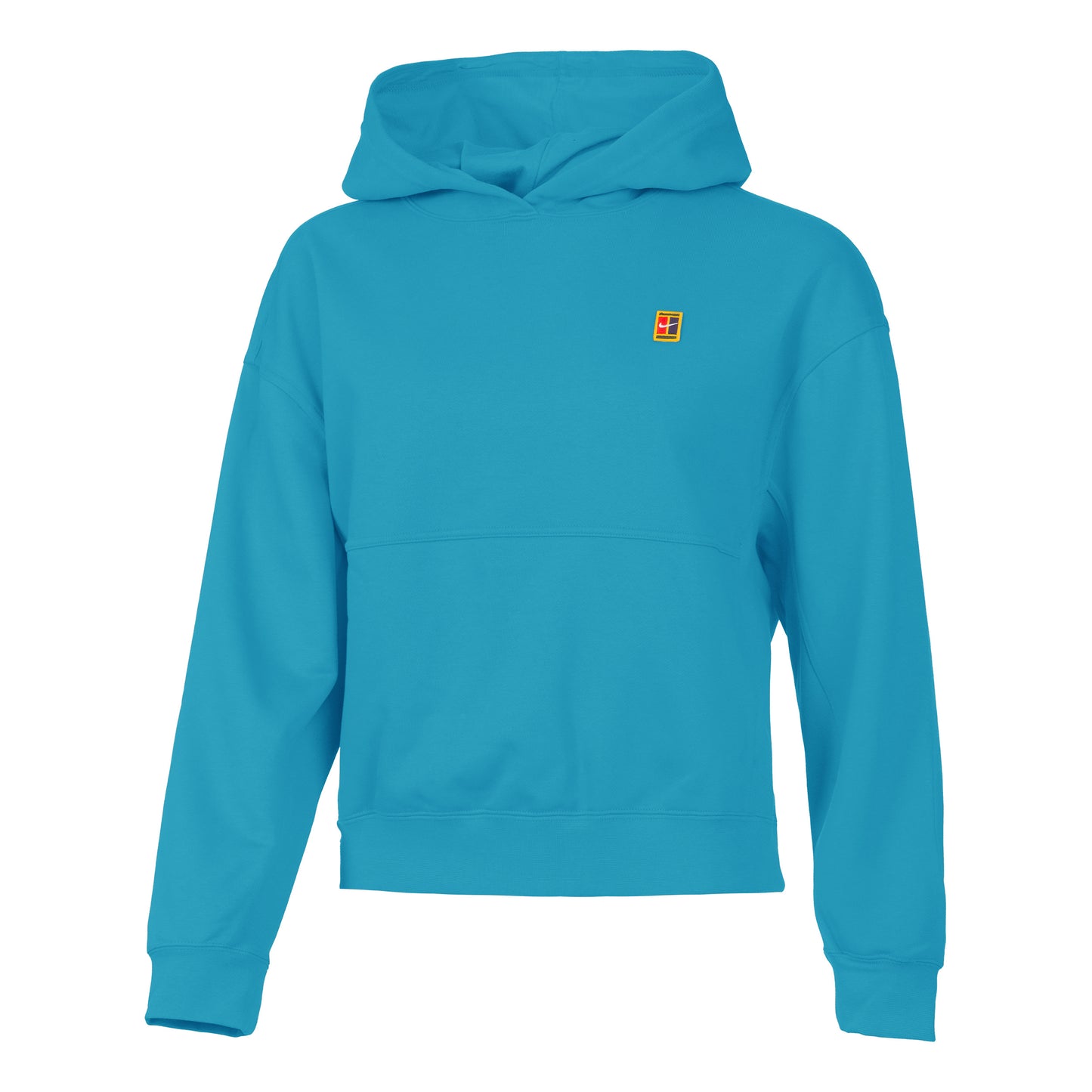 Nike Dri-Fit Court Heritage Fleece Hoody Damen - petrol,