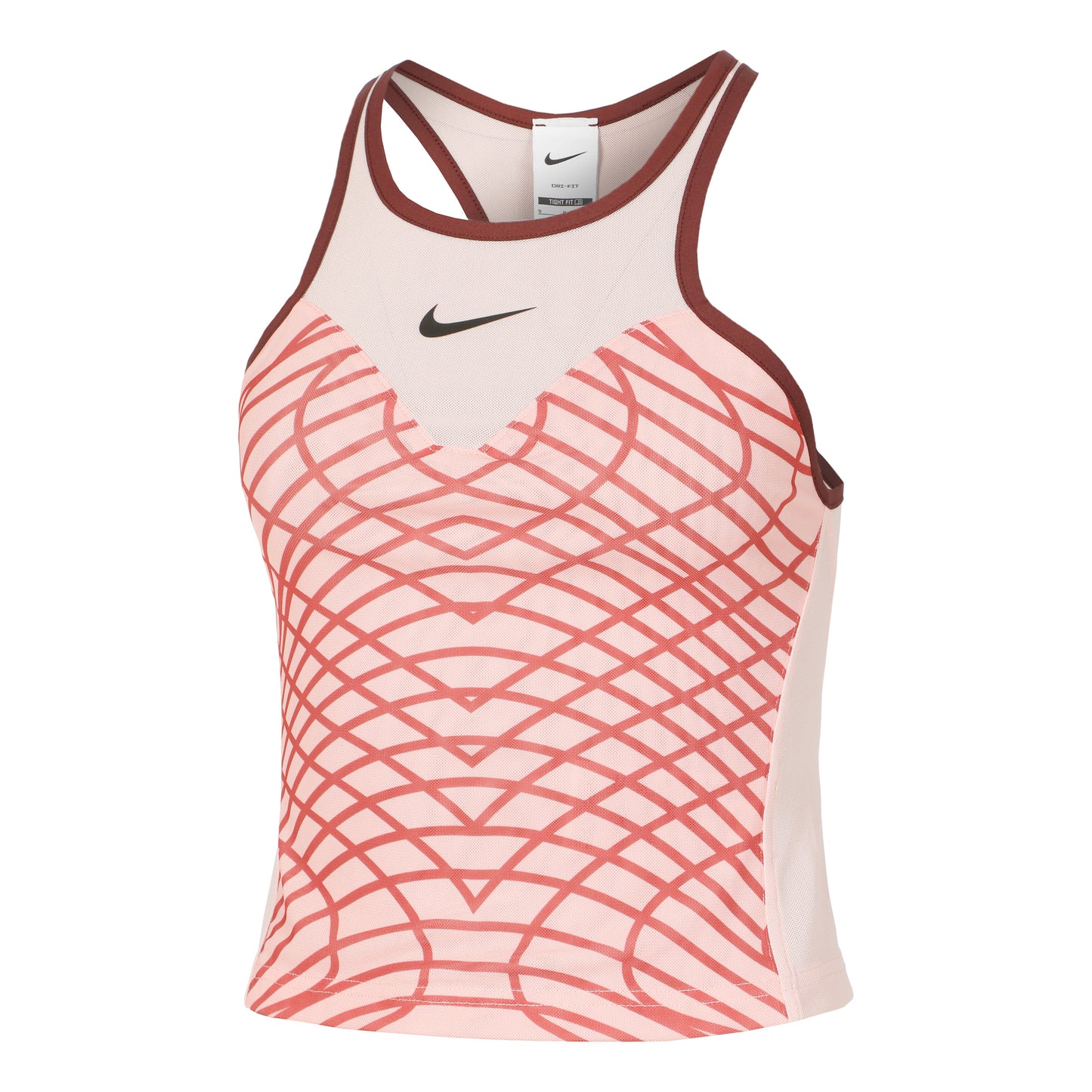 Nike Dri-Fit Court Slam RG Débardeur tank top Femmes - rosé, corail