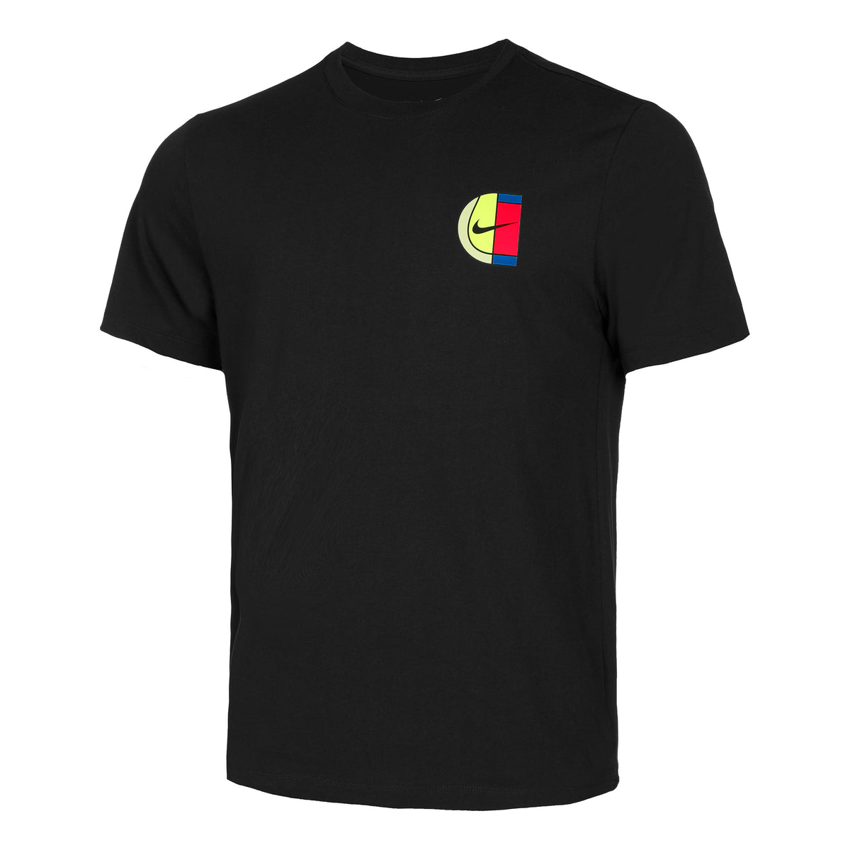 Nike Court Open T-Shirt Herren - schwarz,