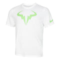 Dri-Fit Court Rafael Nadal T-shirt Hommes - blanc, vert fluo
