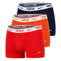 Everyday Stretch Trunk Caleçon Pack de 3 Hommes - rouge, orange