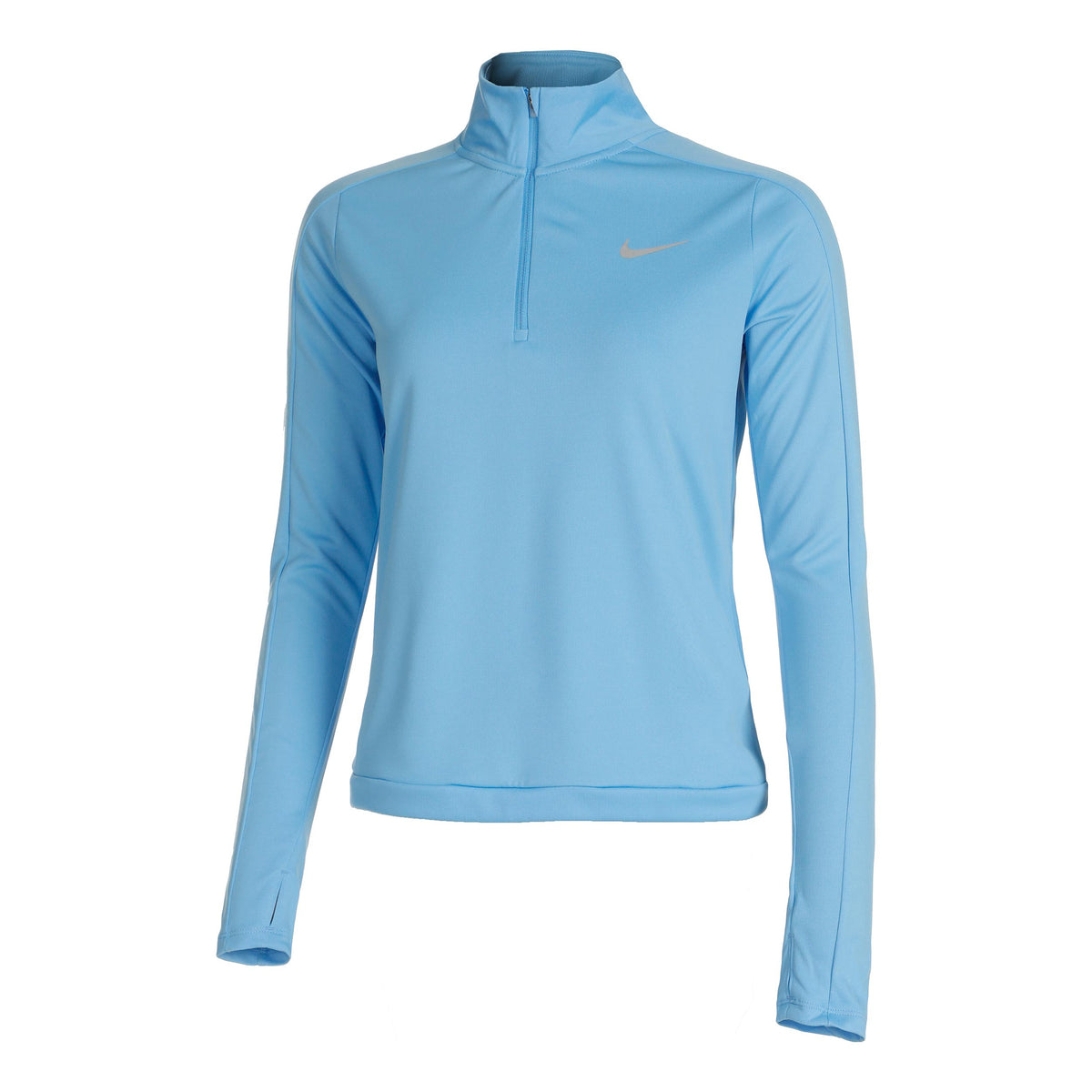 Nike Dri-Fit Pacer 1/4-Zip Manica lunga Donna - blu chiaro,