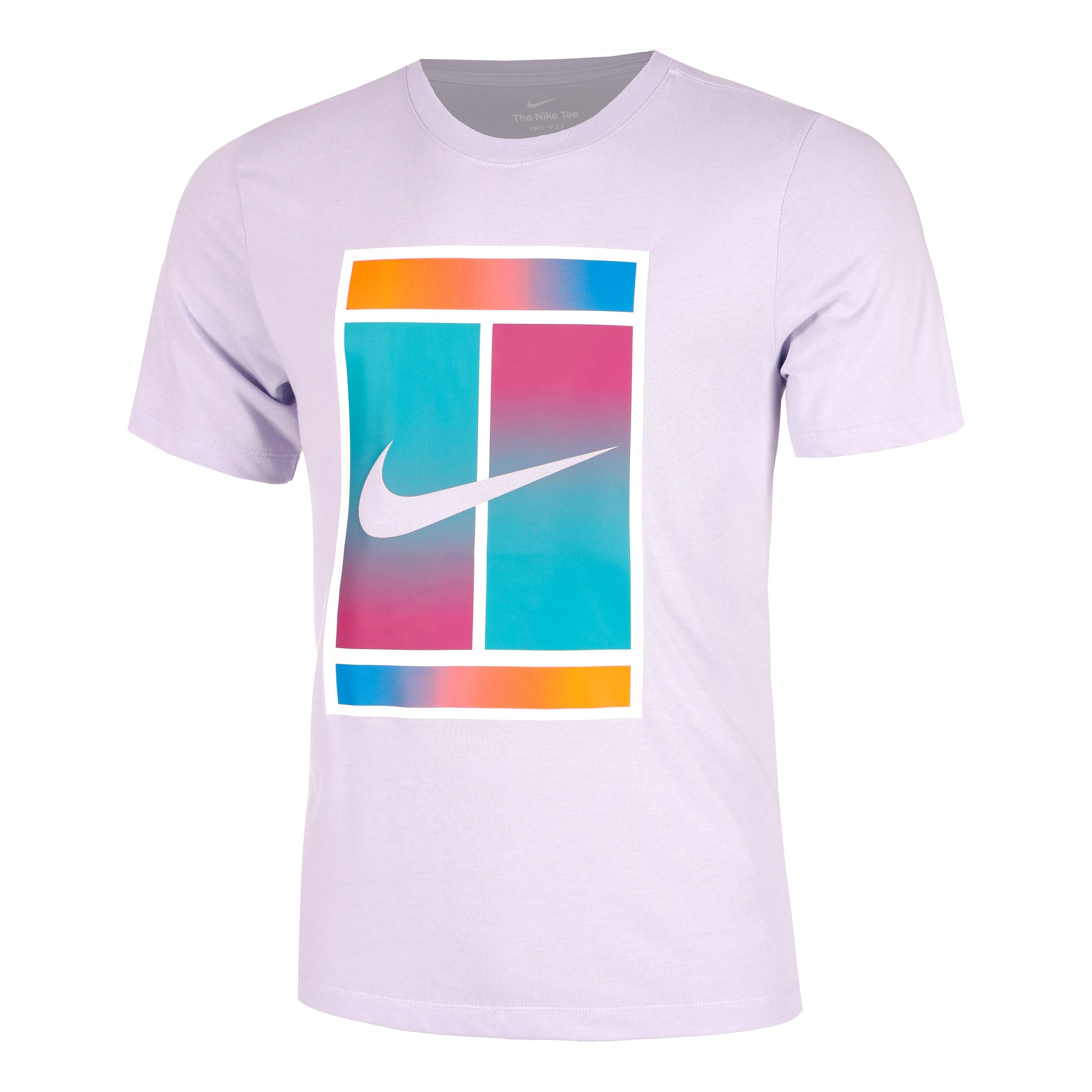 Nike Court Dri-Fit  Heritage T-Shirt Herren - grau, mehrfarbig