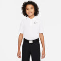 Dri-Fit Victory Polo Jungen-Weiß,Schwarz