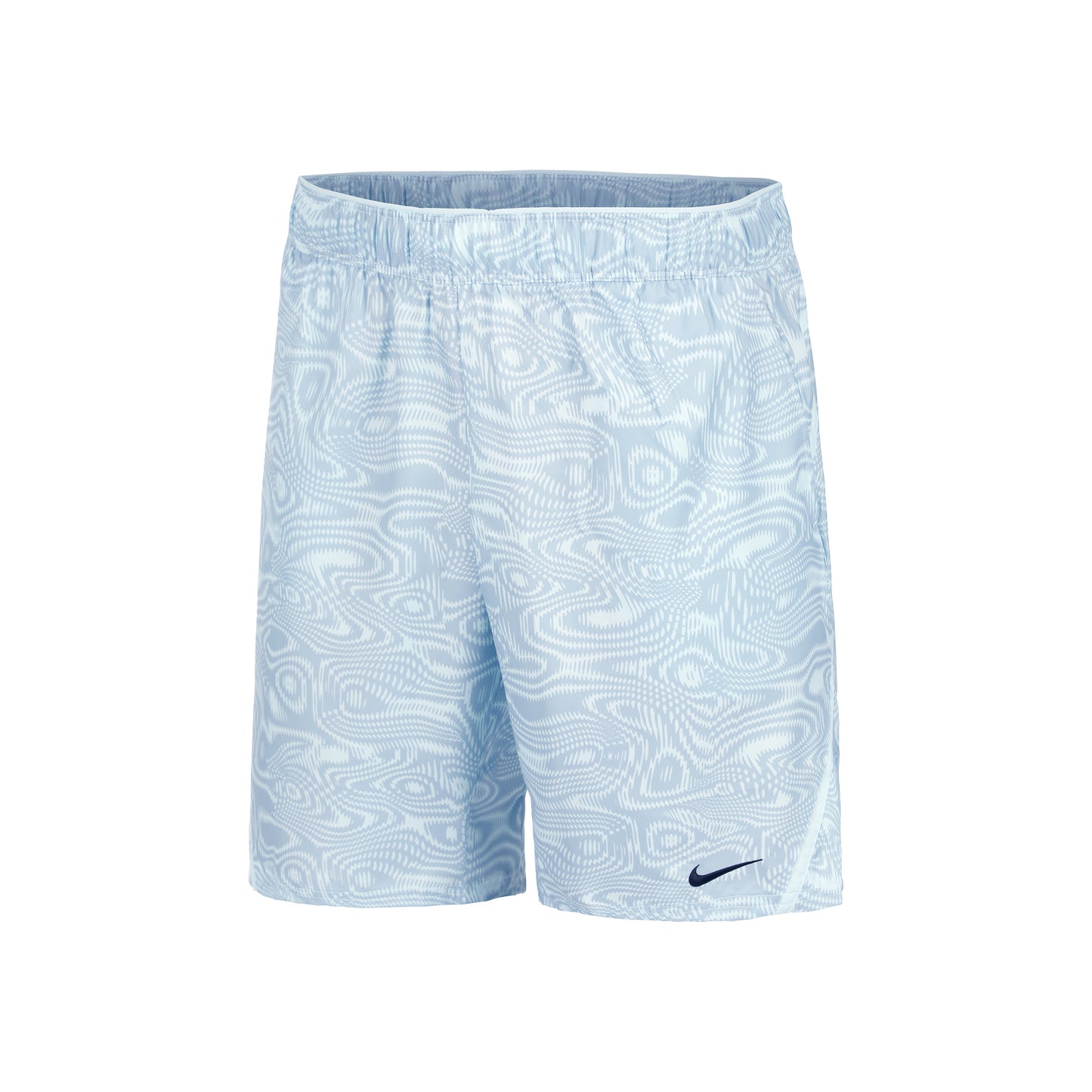 Nike Court Victory Dri-Fit 9in AOP Pantaloncini Uomini - blu chiaro,