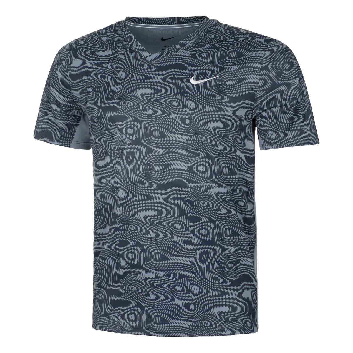 Nike Dri-Fit Court Advantage Novelty Maglietta Uomini - grigio-blu,