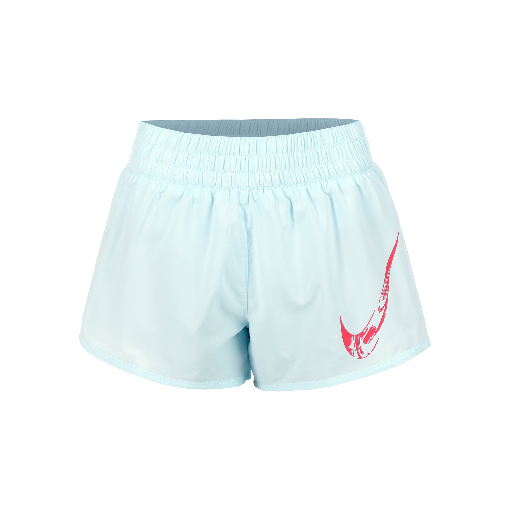 Nike Dri-Fit One Swoosh Pantaloncini Da Corsa Donna-Blu Chiaro