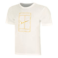 Court Dri-Fit Heritage T-Shirt Herren - creme,