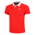Court Dri-Fit Advantage Slam Polo Hommes-Rouge,Blanc