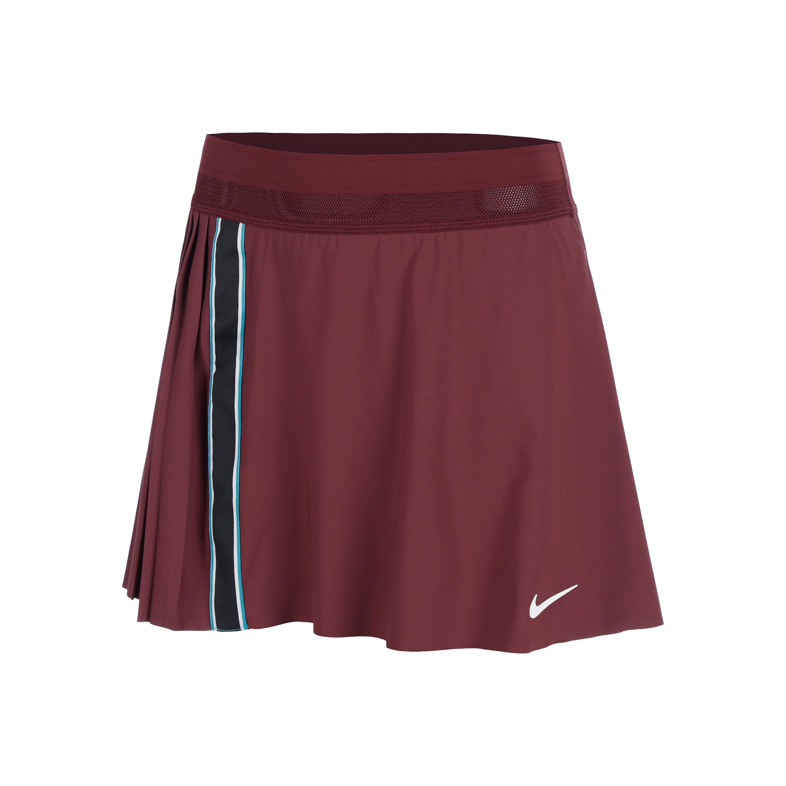Nike Court Dri-FIT Slam High Rise Rock Damen-Dunkelrot