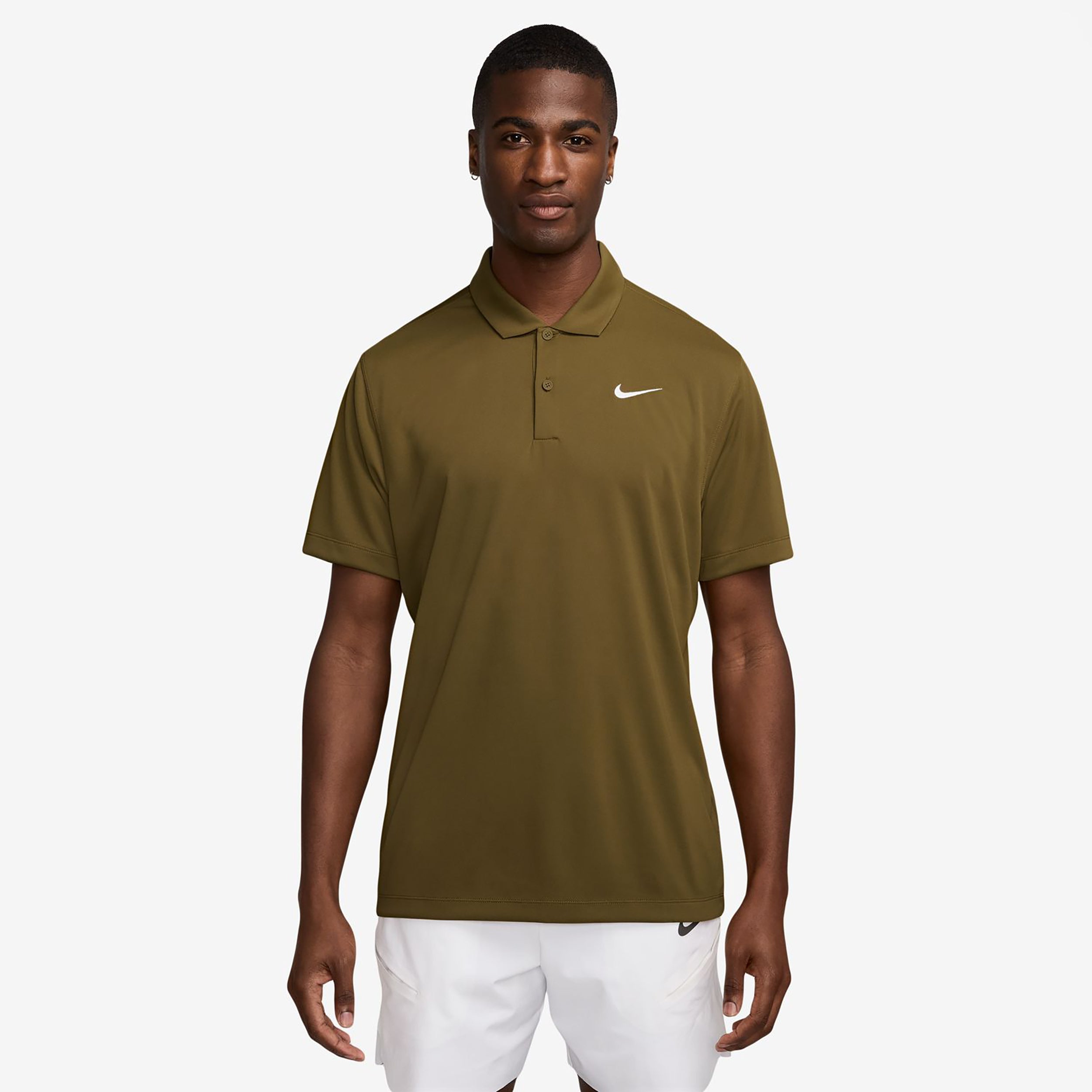 Nike Dri-Fit Victory Court Solid Polo Hommes - vert olive