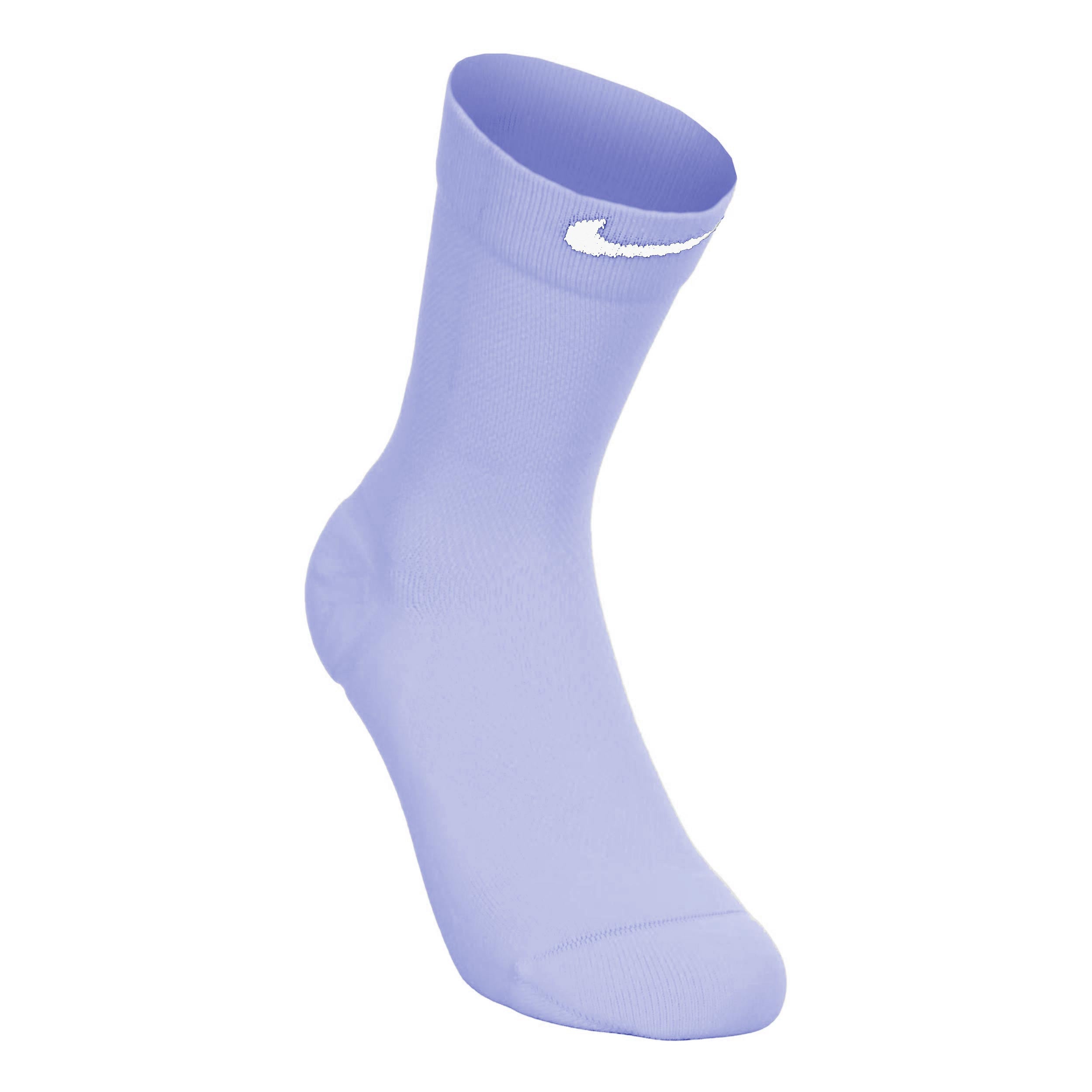 Nike Fast Midweight Crew Calze da corsa Unisex - grigio-blu, bianco