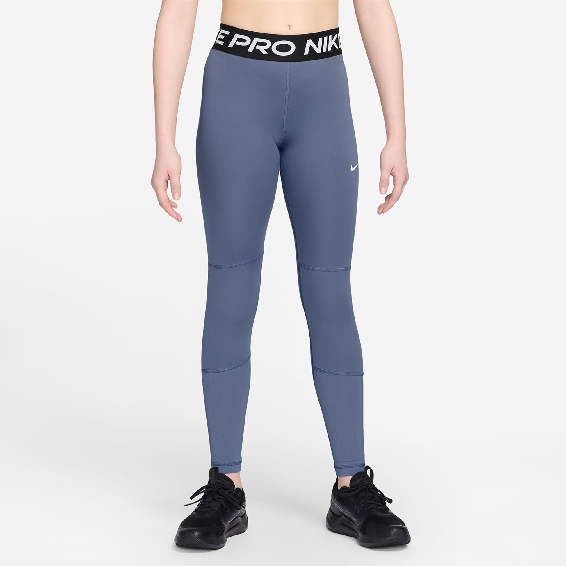 Nike Pro Collant tight Filles - bleu gris, noir