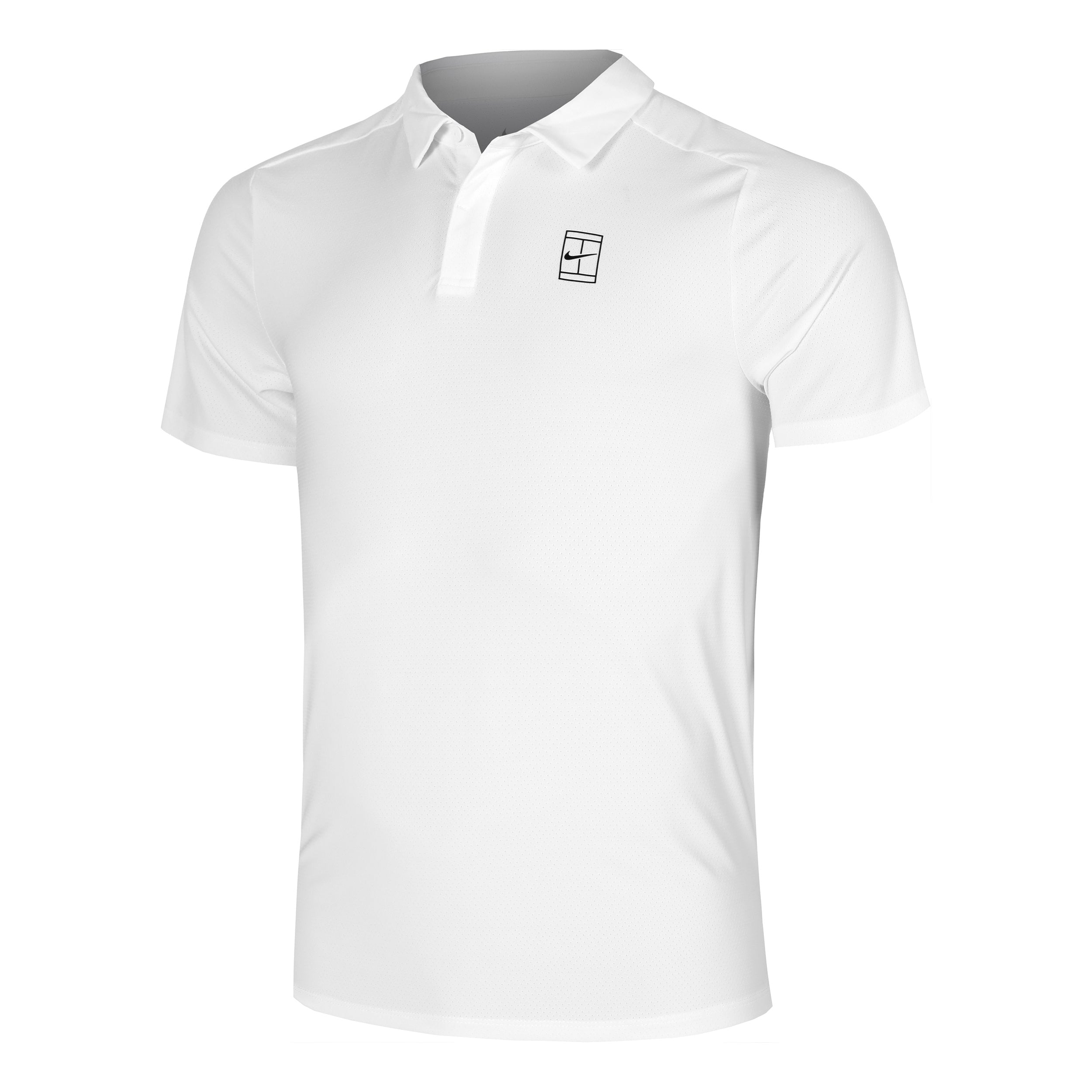 Nike Court Dri-Fit Advantage Polo Uomini-Bianco