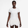 Court Dri-Fit Advantage T-shirt Femmes-Blanc,Blanc