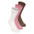 Everyday Plus Cushioned Sportsocken 3er Pack Unisex - weiß, rosa