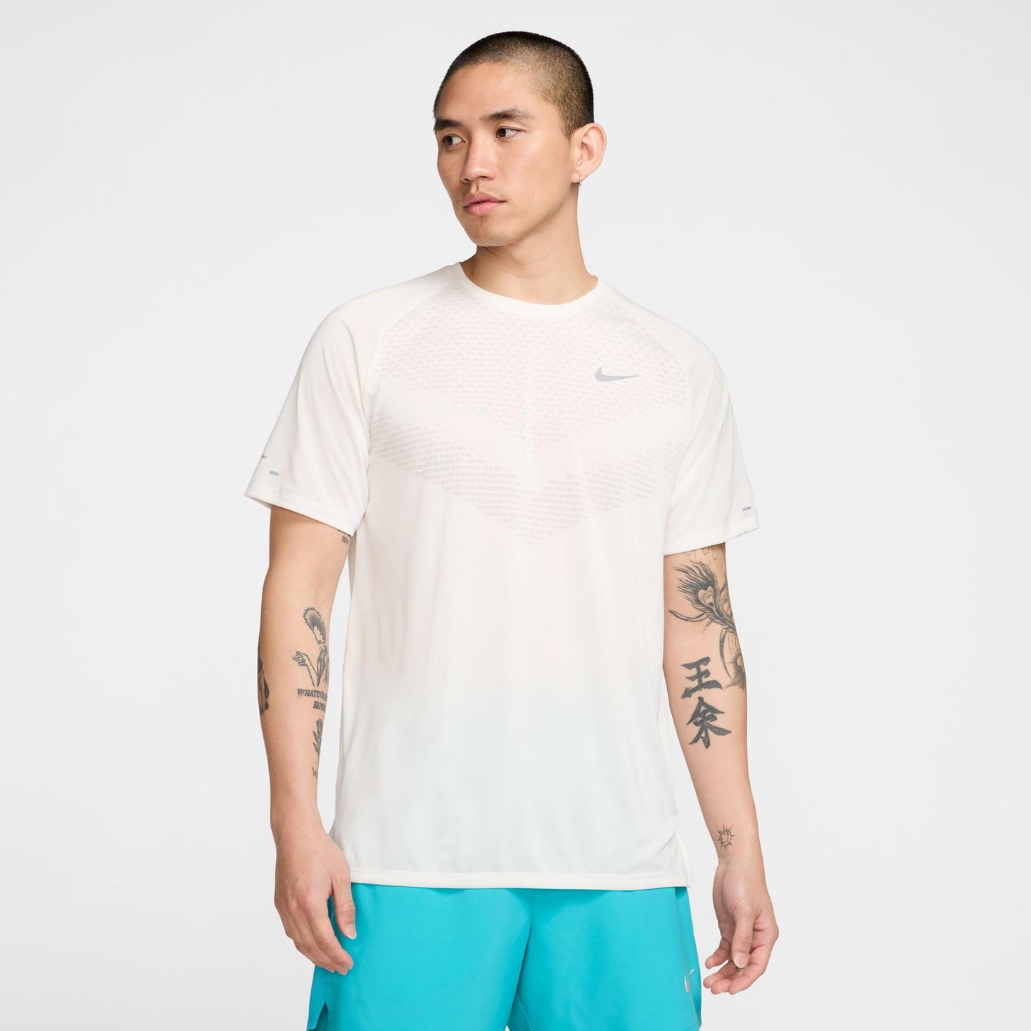 Nike Stride Camicia da corsa Uomini - crema