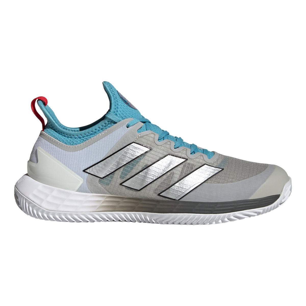 adidas Adizero Ubersonic 4 Sandplatzschuh Damen - grau, türkis