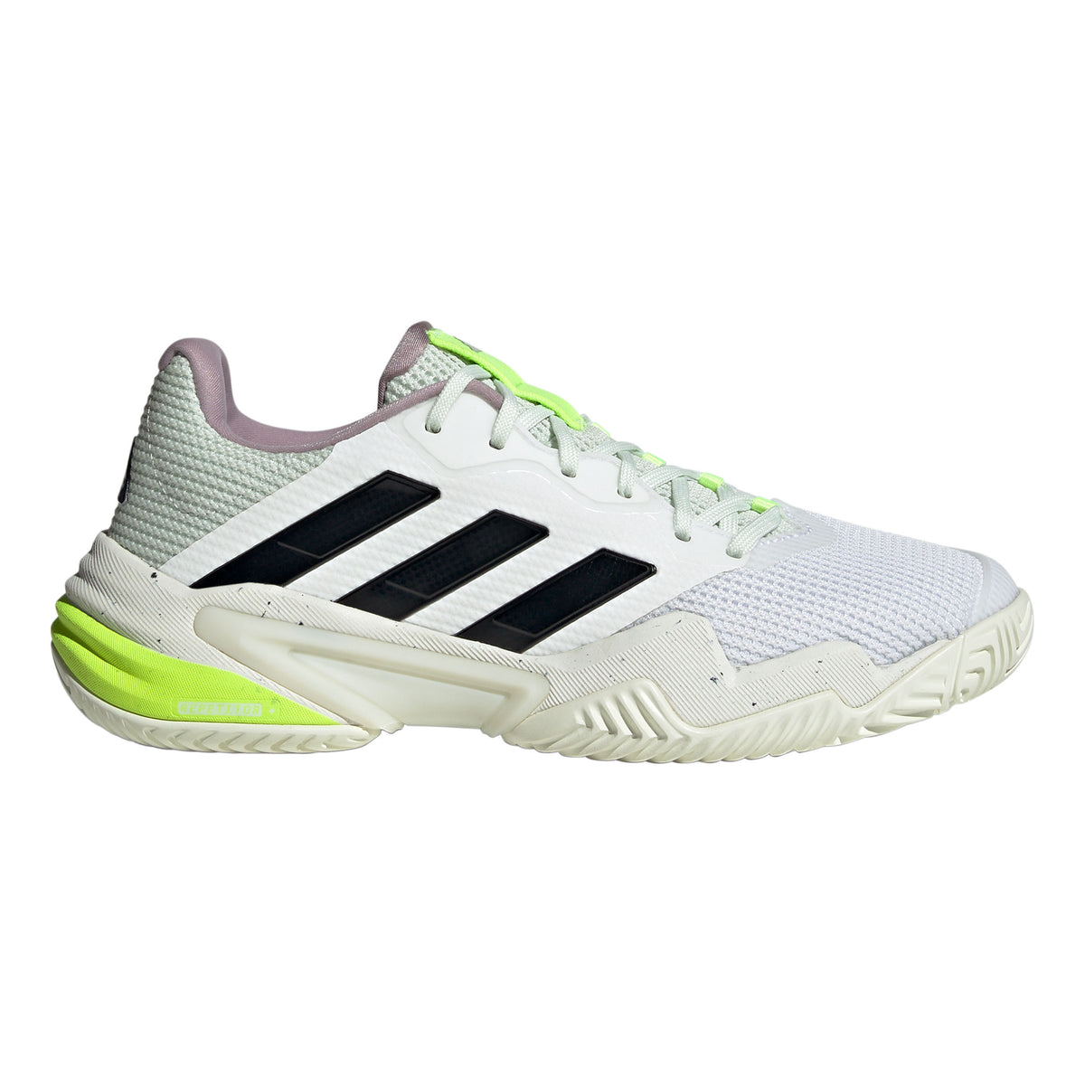 adidas Barricade 13 Allcourtschuh Damen - weiß, neongrün