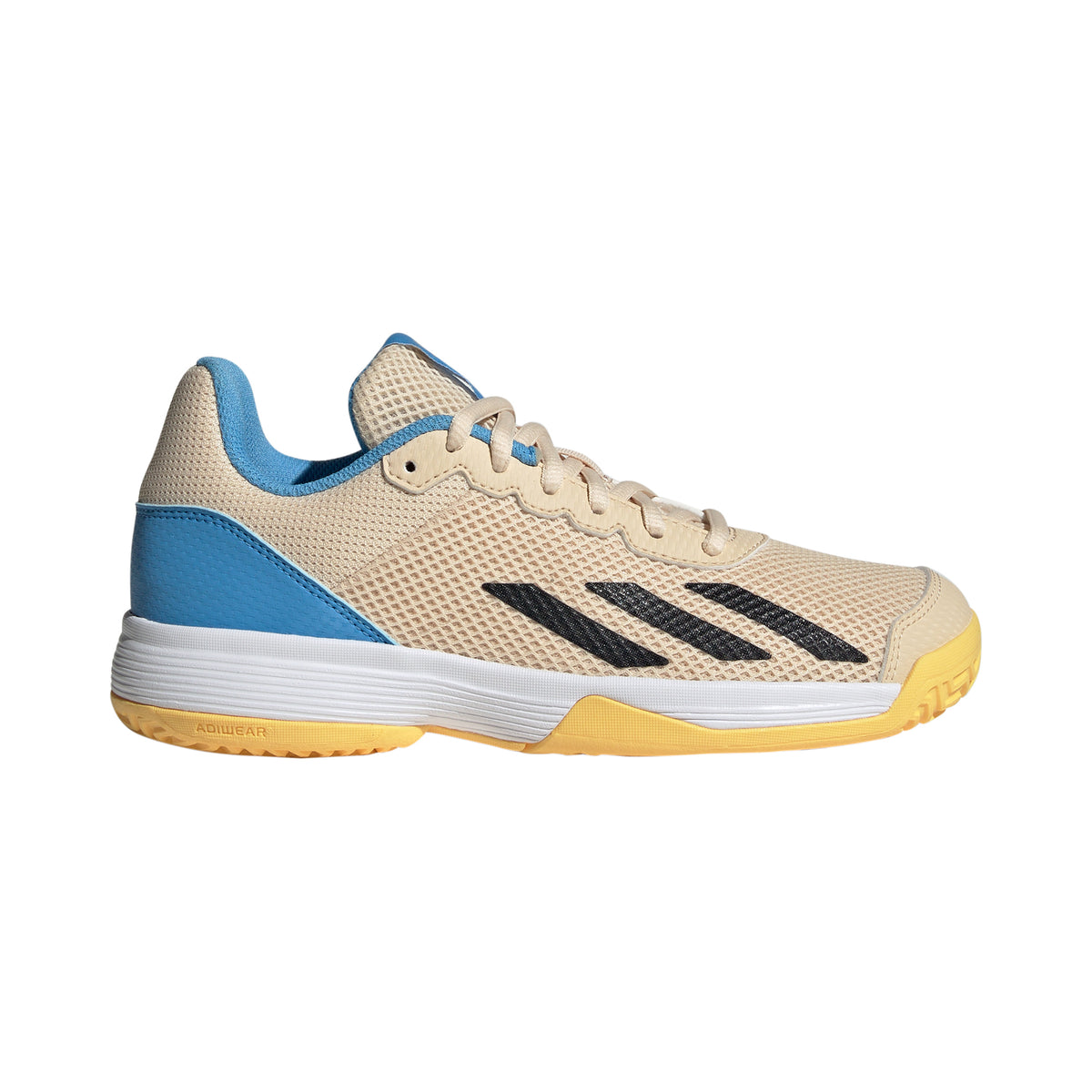 adidas Courtflash Chaussures toutes surfaces Enfants - beige, bleu clair