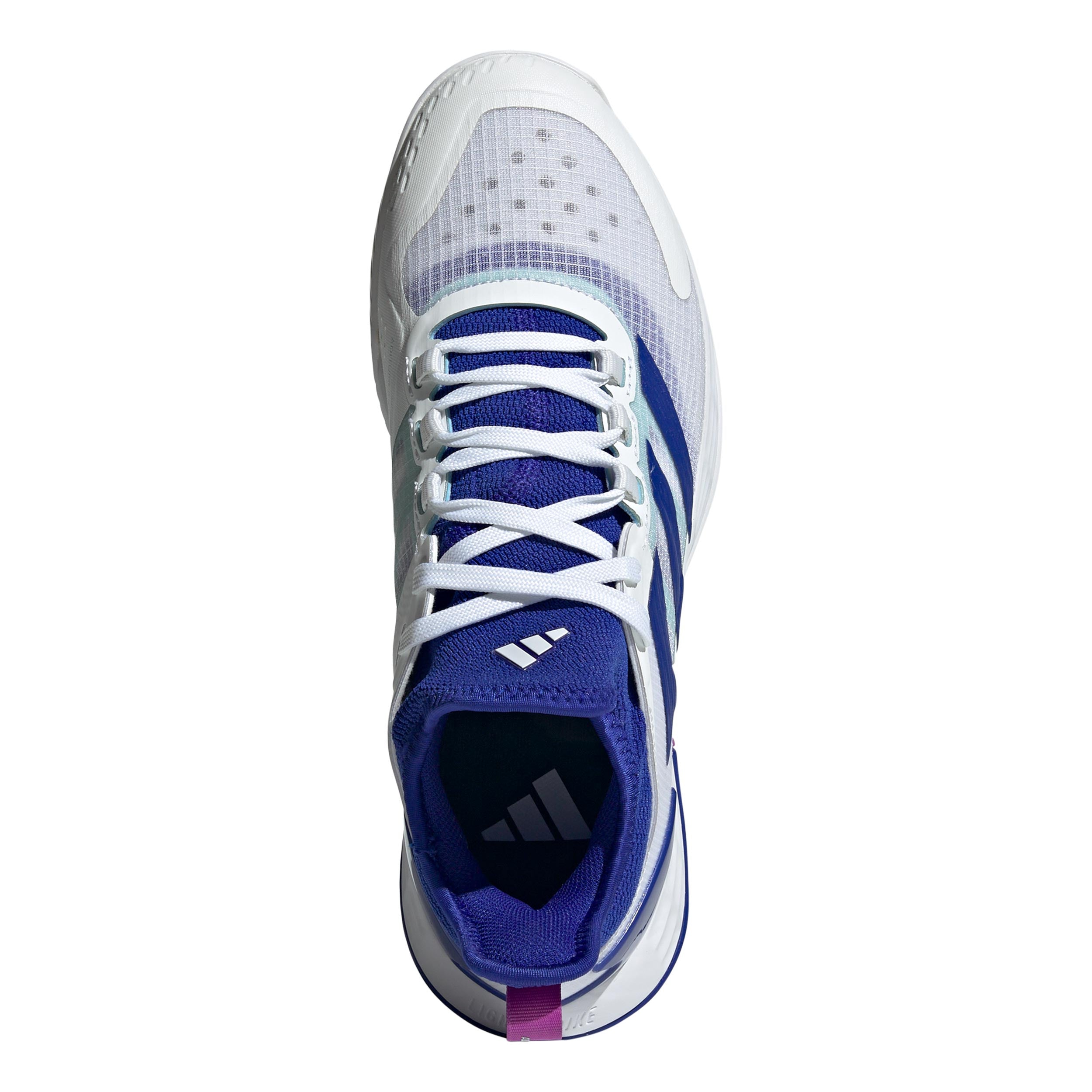 adizero Ubersonic 4.1 Allcourtschuh Herren - weiß, blau – Tennis-Point