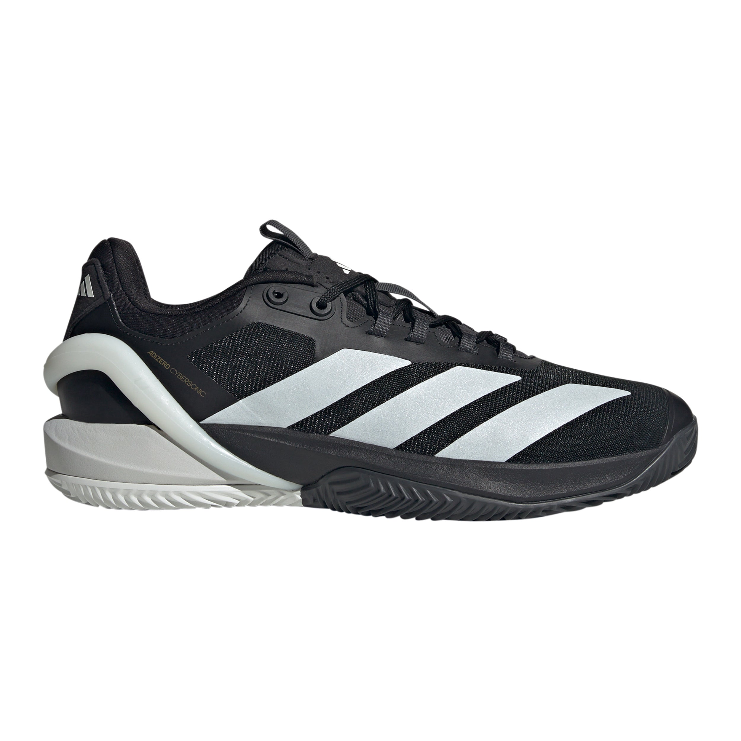 adidas Adizero Cybersonic Chaussure terre battue Hommes - noir, argent