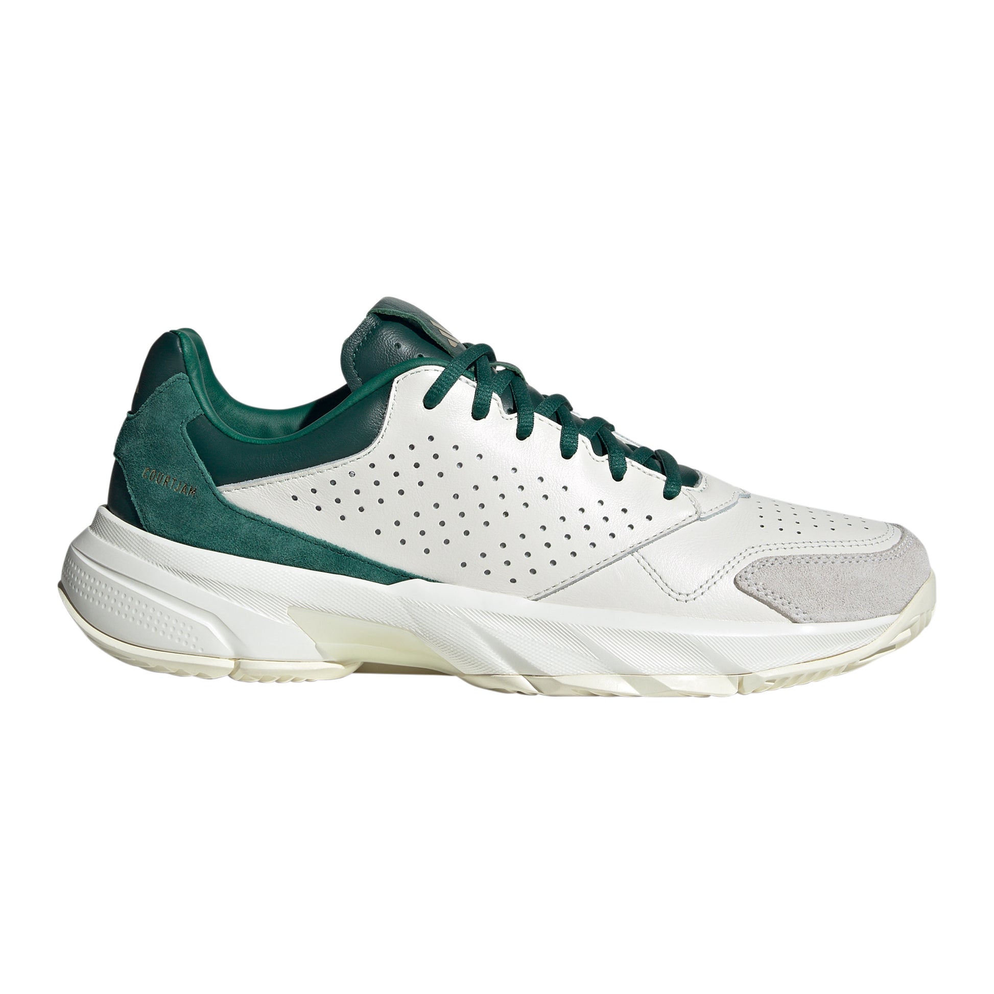 adidas CourtJam Control 3 Allcourtschuh Herren - weiß, dunkelgrün