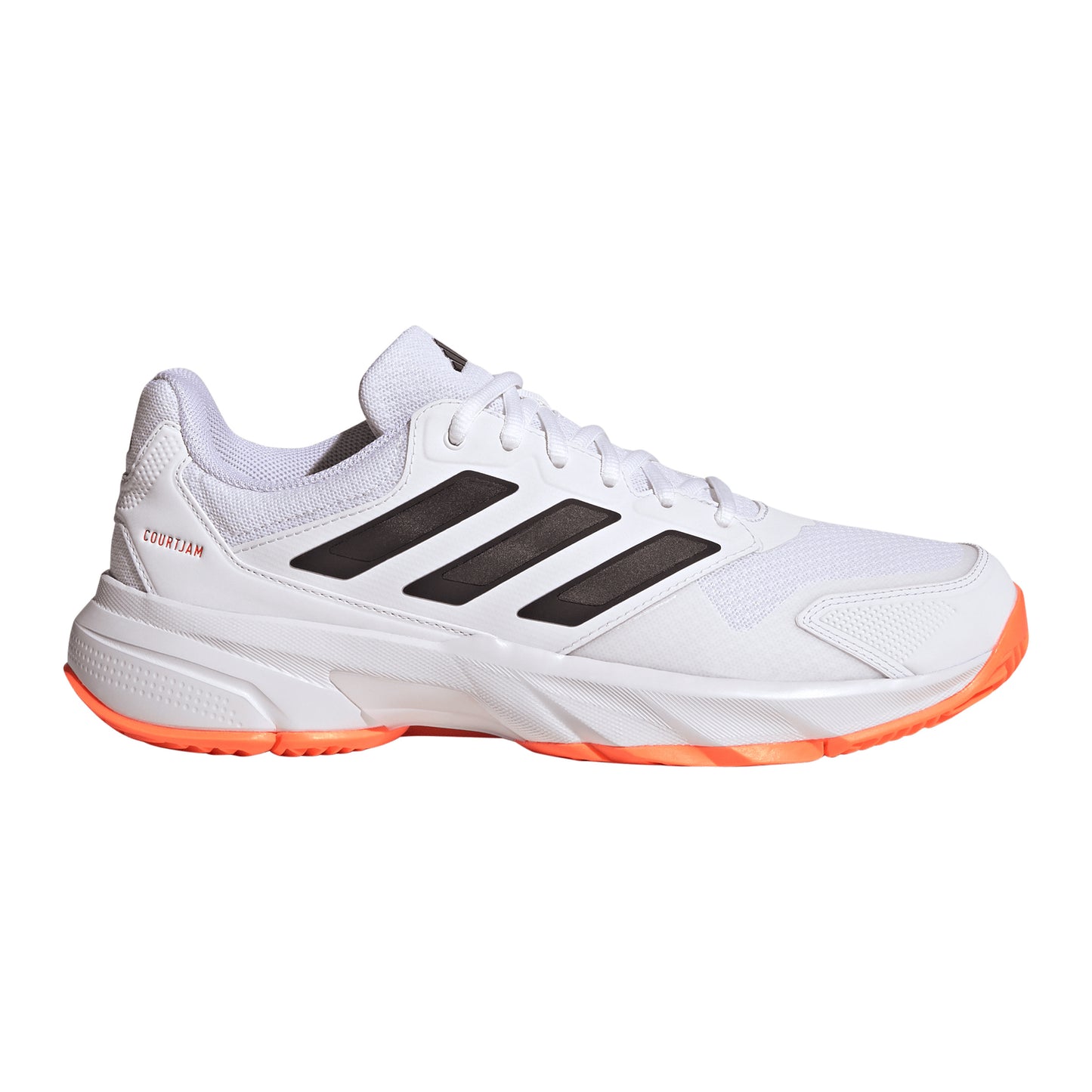 adidas CourtJam Control 3 Chaussures toutes surfaces Hommes - blanc, orange