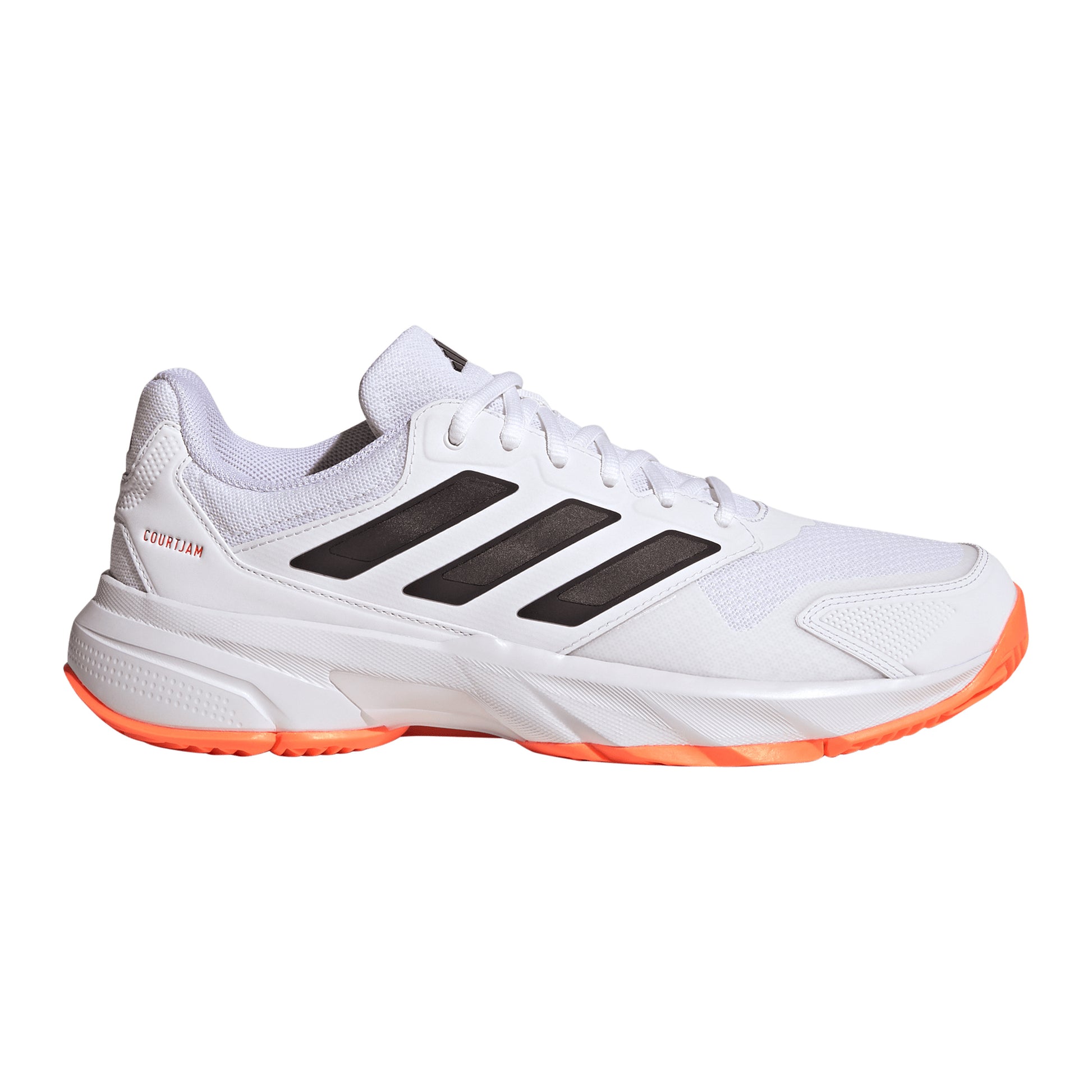 adidas CourtJam Control 3 Chaussures toutes surfaces Hommes - blanc, orange
