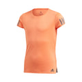 Club T-Shirt Mädchen - orange, grau