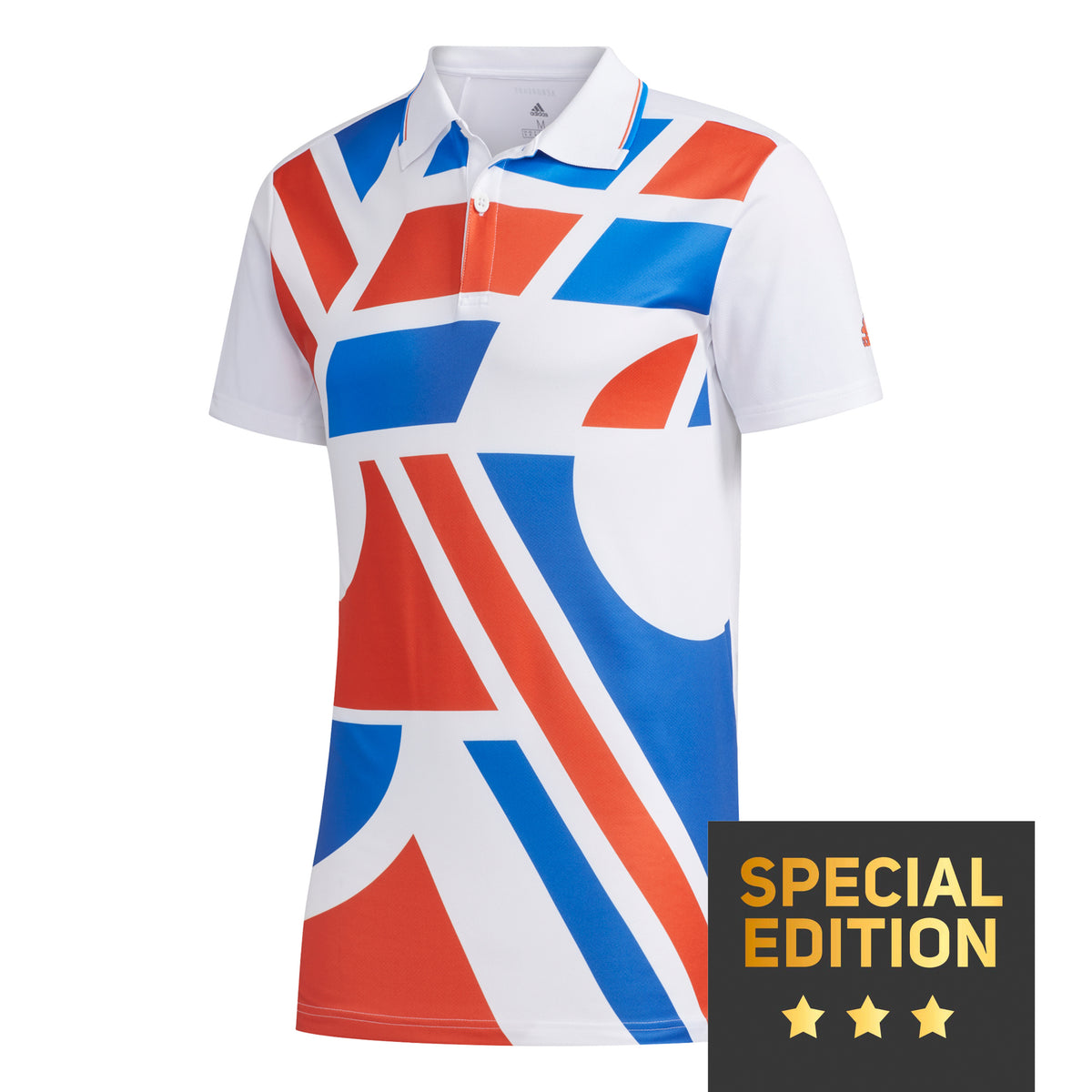 adidas Graphic Polo Uomini - bianco, blu