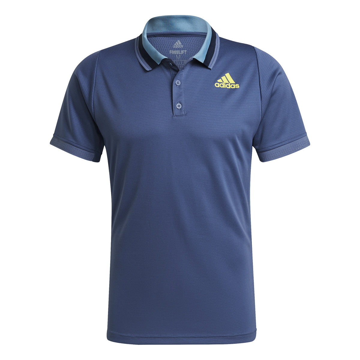 adidas Primeblue Freelift Heather Polo Herren - dunkelblau, gelb