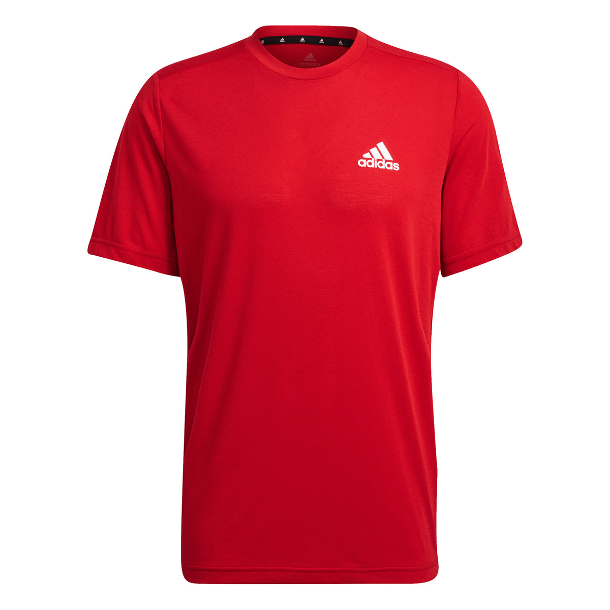 adidas AEROREADY Designed 2 Move Feelready Sport T-shirt Hommes - rouge, blanc