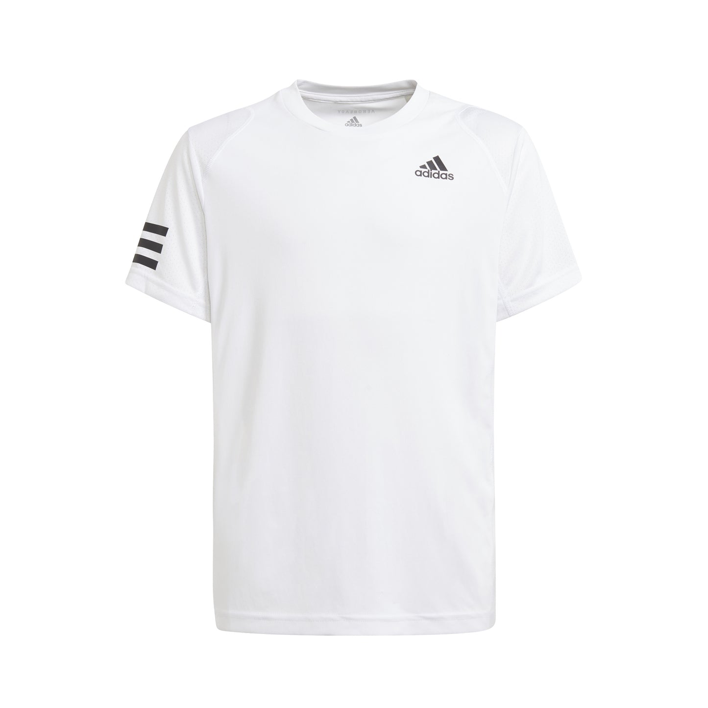 adidas Club 3 Stripes T-shirt Garçons - blanc, noir
