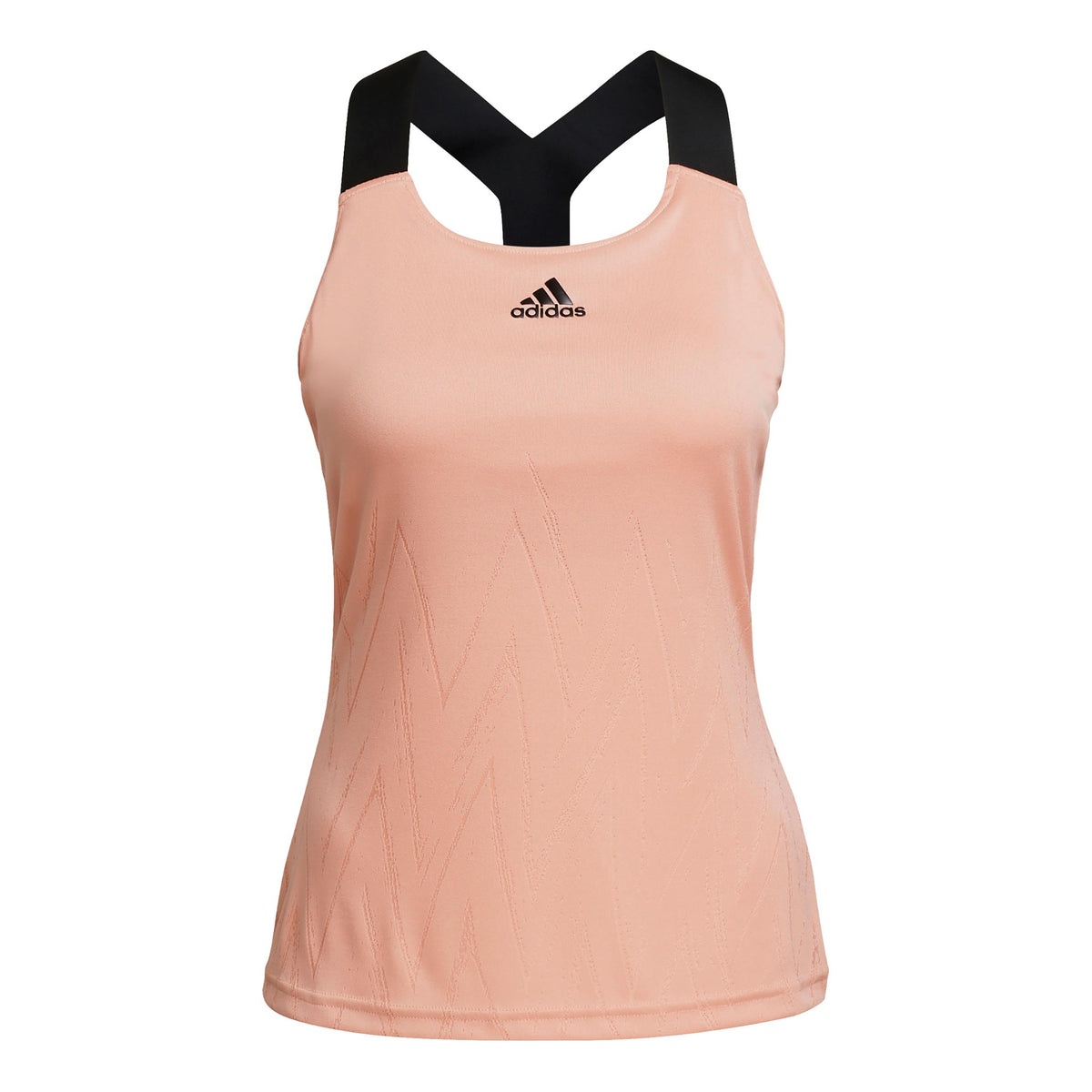 adidas Primeblue Y- Tank-Top Damen - apricot, schwarz
