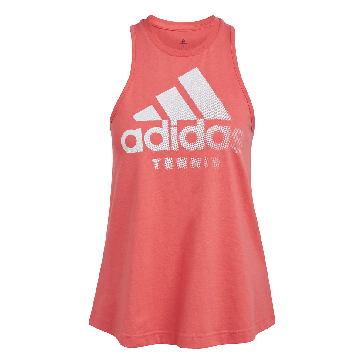adidas Club Graphic Canottiera Donna - corallo, bianco