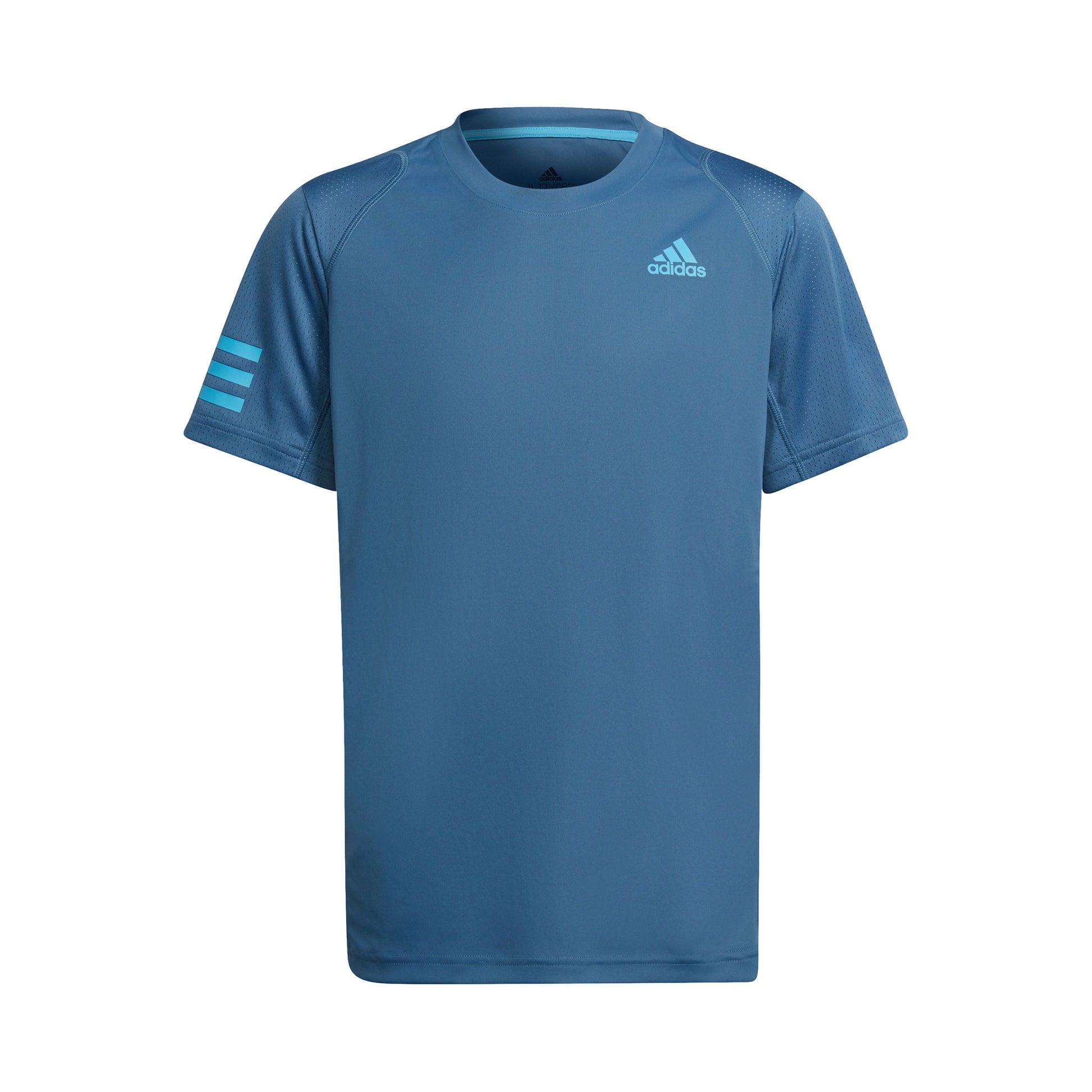 adidas Club 3 Stripes Maglietta Ragazzi - blu,